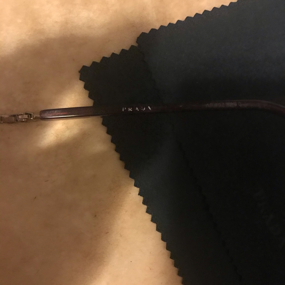 % Authentic Prada Brown Glasses - image 4
